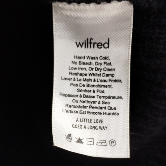 Aritzia WILFRED Sardou Scallop Hem Crop Sweater‎ - Picture 11 of 12